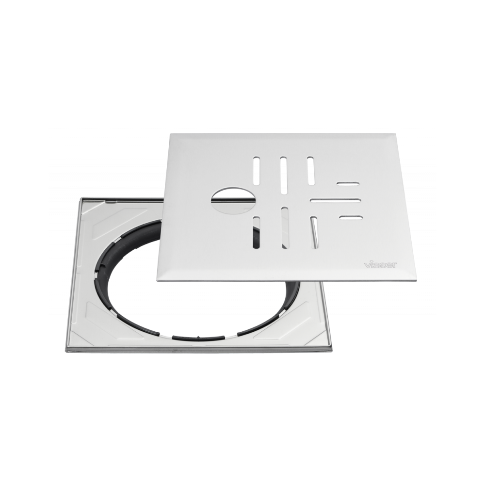 Vieser Classic+ kaas reguleeritava terasraamiga 197x197 Ø40