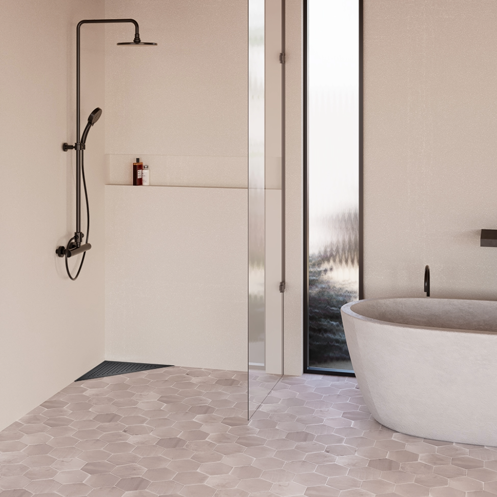 Vieser Corner Modern must kaas terasraamiga